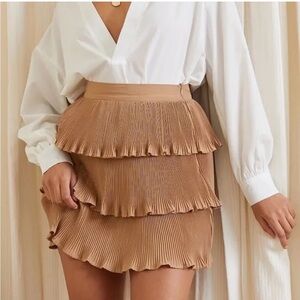 Pretty Little Thing mini plisse skirt - New with no tags